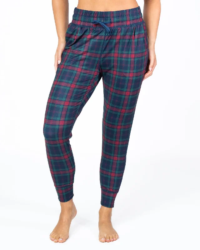 Weekend Joggers - Holiday Plaid