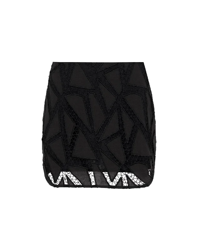 Luna Mini Skirt - Black