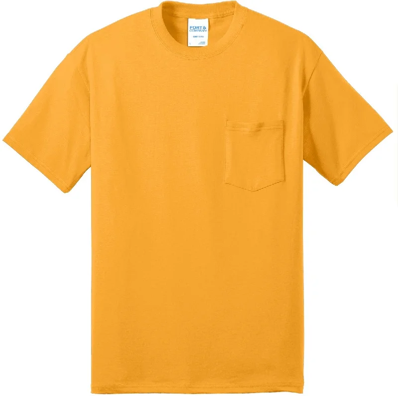 CLOSEOUT - Port & Company Core Blend Pocket Tee