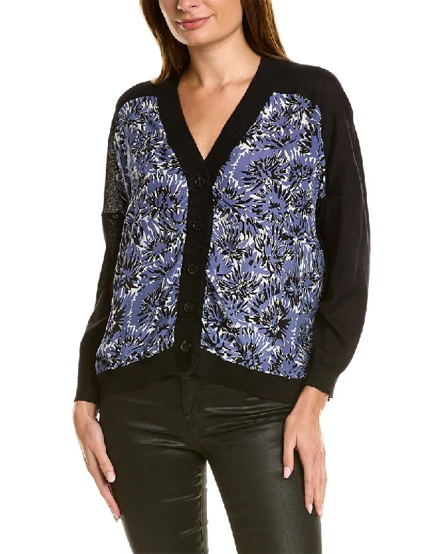 Piazza Sempione Wool & Silk-Blend Cardigan