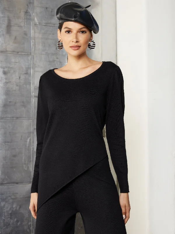 Asymmetrical Pullover Sweater