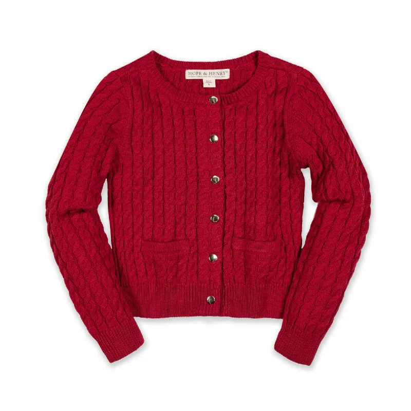 Classic Cable Organic Cardigan - Baby