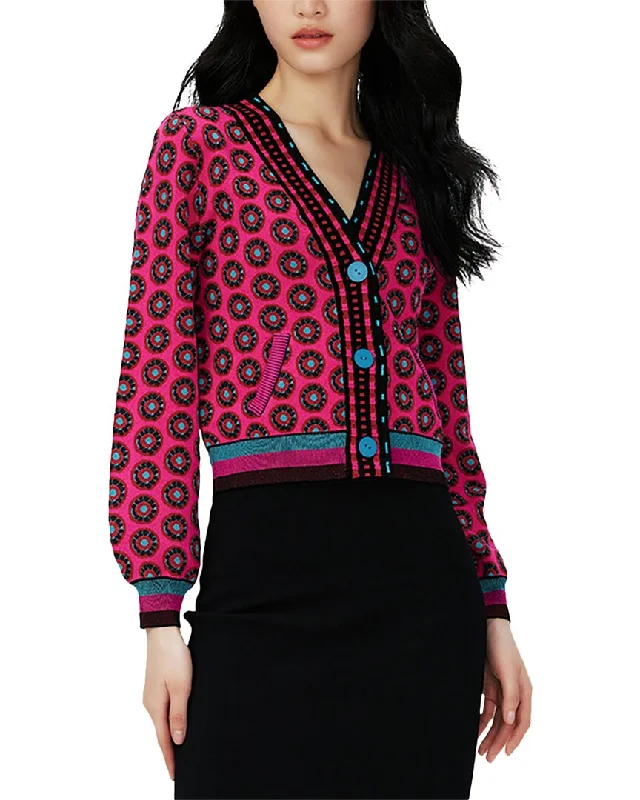 Diane von Furstenberg Bryant Wool-Blend Cardigan