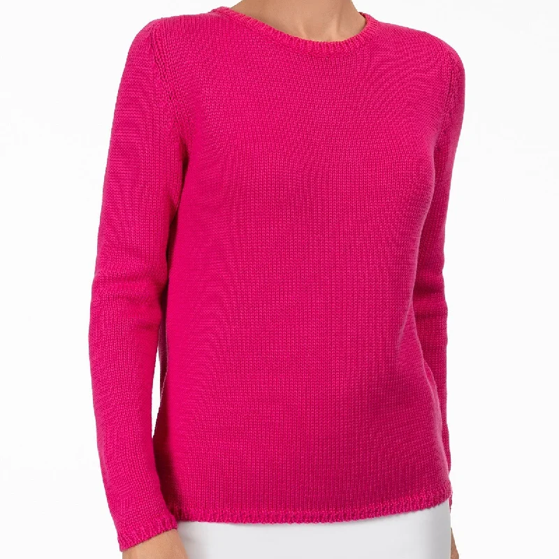 Long Sleeve Pullover in Paradise Pink