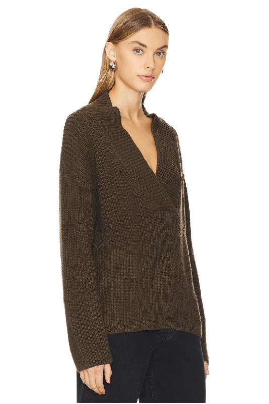 Rue V-Neck Pullover Shade