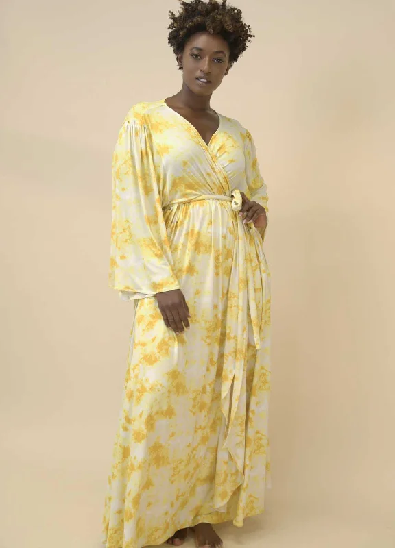 Yellow Swirl Robe