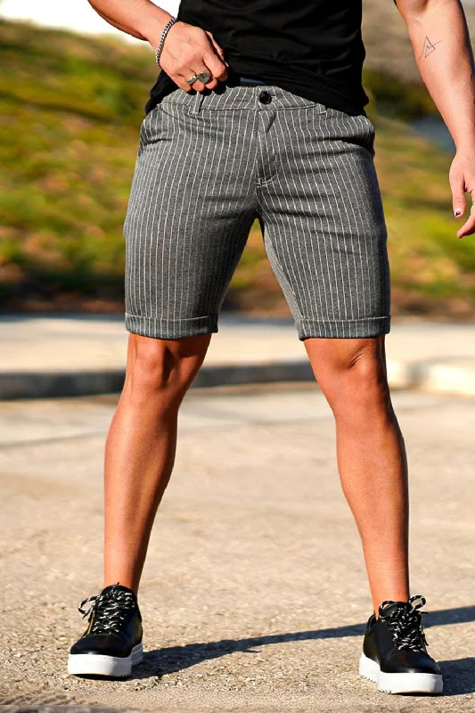 Men's Stretch Chino Short - Dark Grey