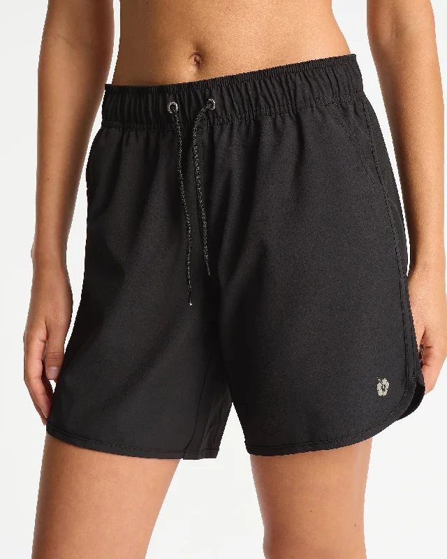 Womens - Swim Short - Classic 7" Swim Short - Black