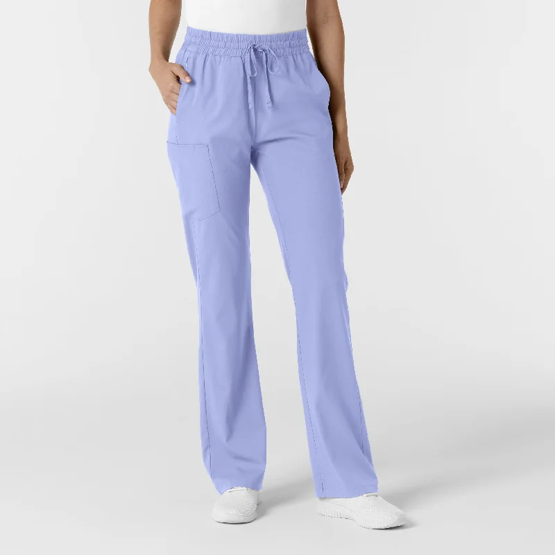 Boundless Women's Bootcut Scrub Pant - Ceil Blue