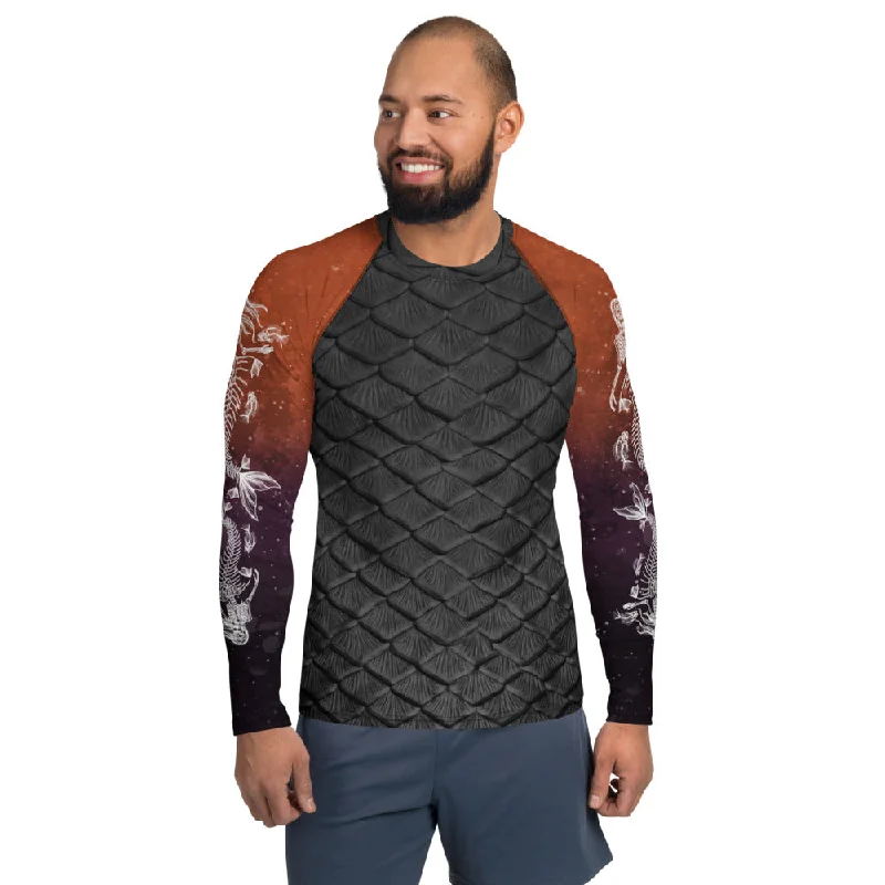 Deadly Depths: Halloween Edition Relaxed Fit Rash Guard