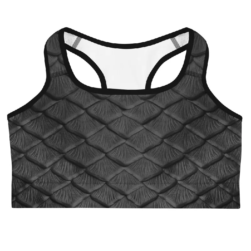 Obsidian Scale Sports Bra