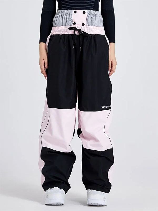 Women's Dook Snow Fancy Block Baggy Snowboard Pants